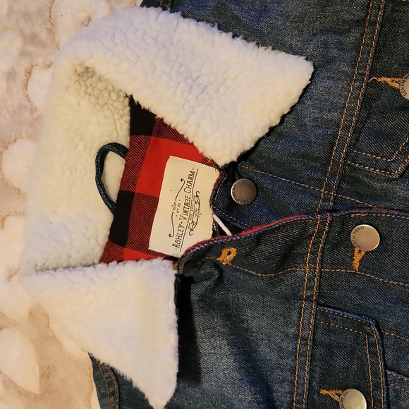 Ashley By 26 International Vintage Charm Womens Denim Jean Jacket size S - Picture 6 of 6